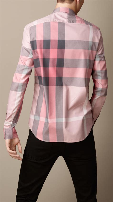 burberry tshirt pink|pink burberry check shirt.